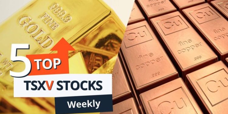 “Soar Into Week with These Top 5 TSXV Stocks: NorthWest Copper is King with Over 40% Increase!